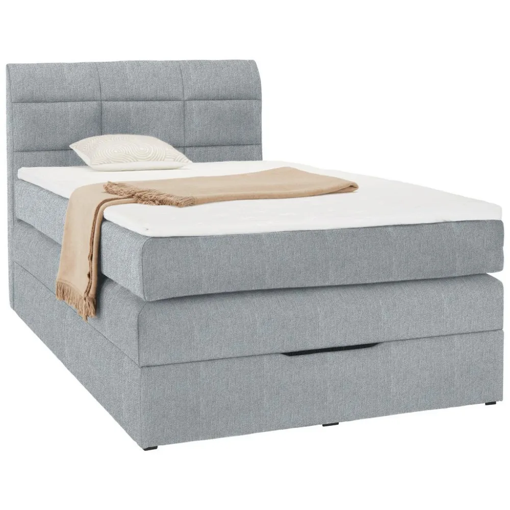 Boxspringbett Runner Hellgrau Ca. 100x200cm 100/200 cm Hellgrau 