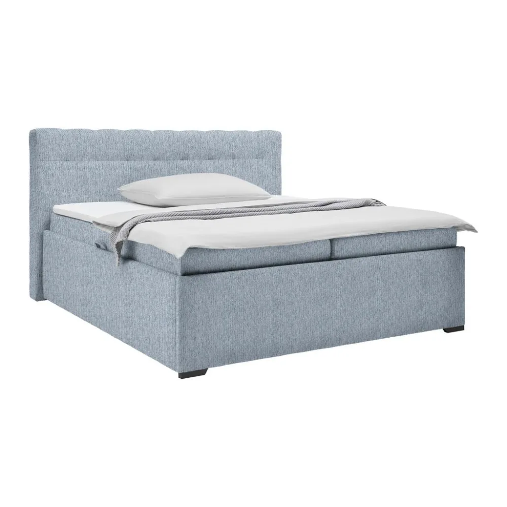 Polsterbett Thor In Graublau Ca. 160x200cm 160/200 cm Graublau 