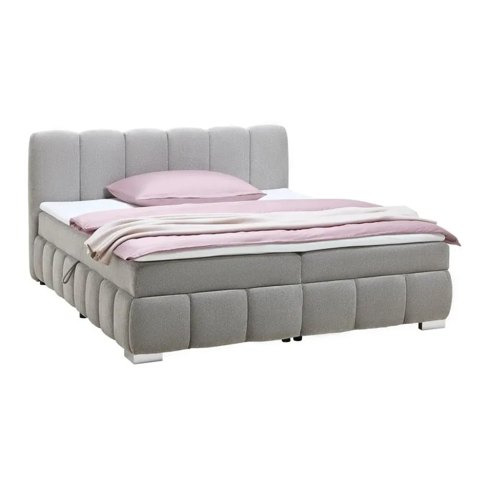 Boxbett Elaris -Exklusiv- -Top- 160/200 cm Graubraun 