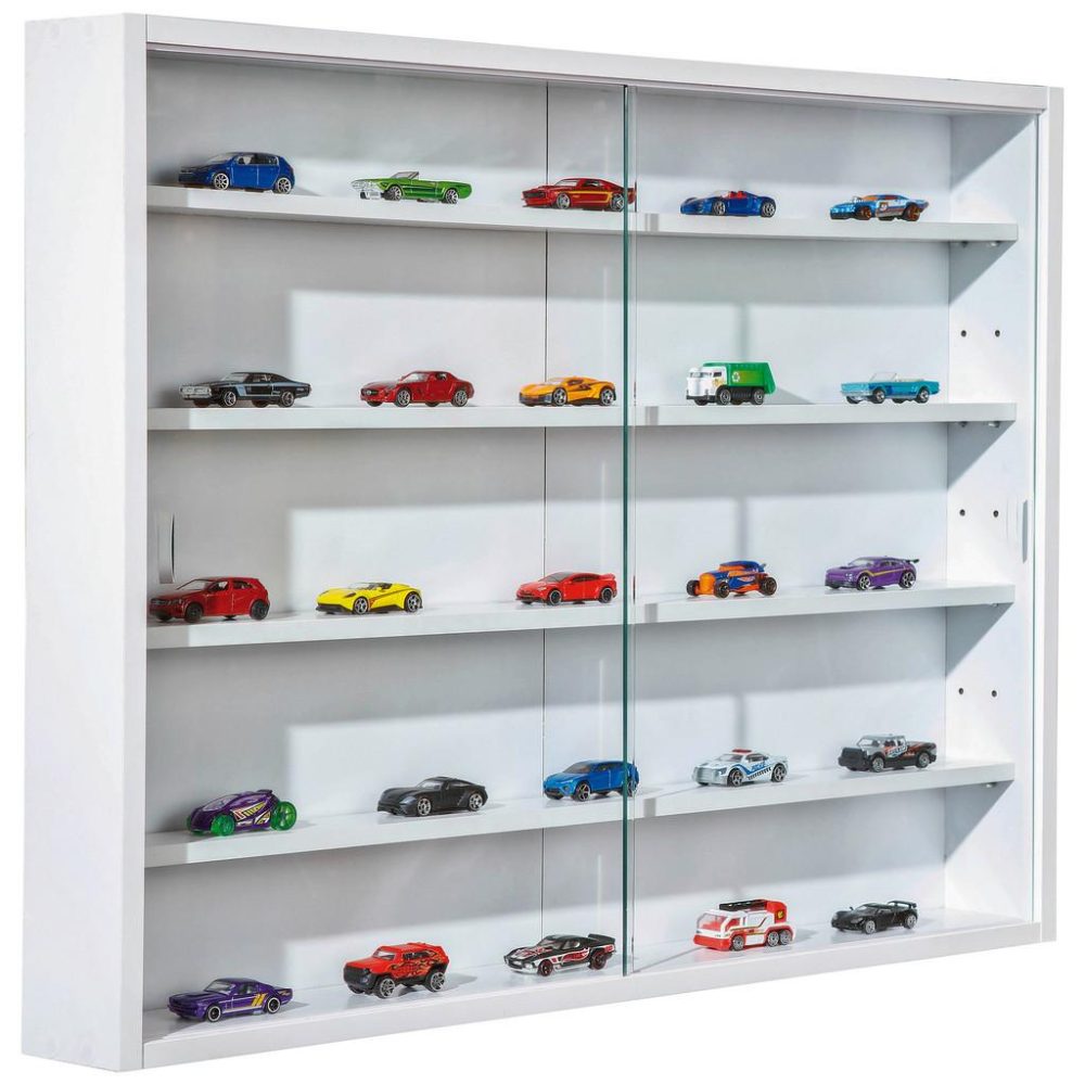 Hängevitrine In Weiss Weiss 