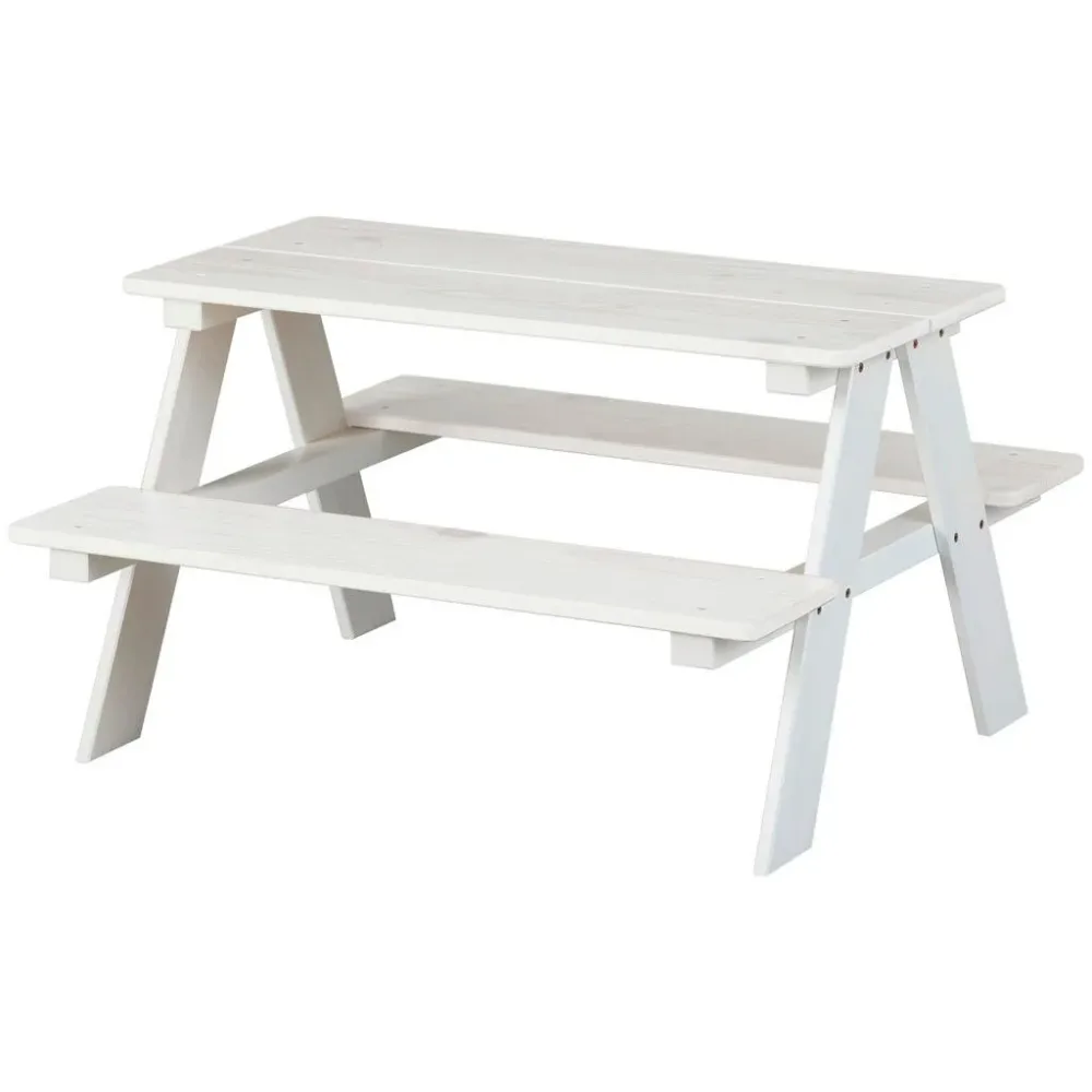 Kindertisch Aus Kiefer In Weiss