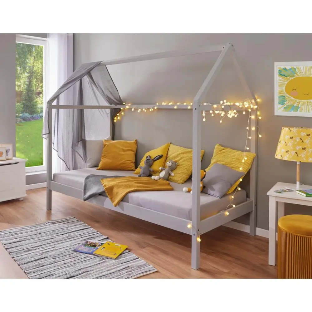 Hausbett Sun Road Grau 90/200 cm Hellgrau 