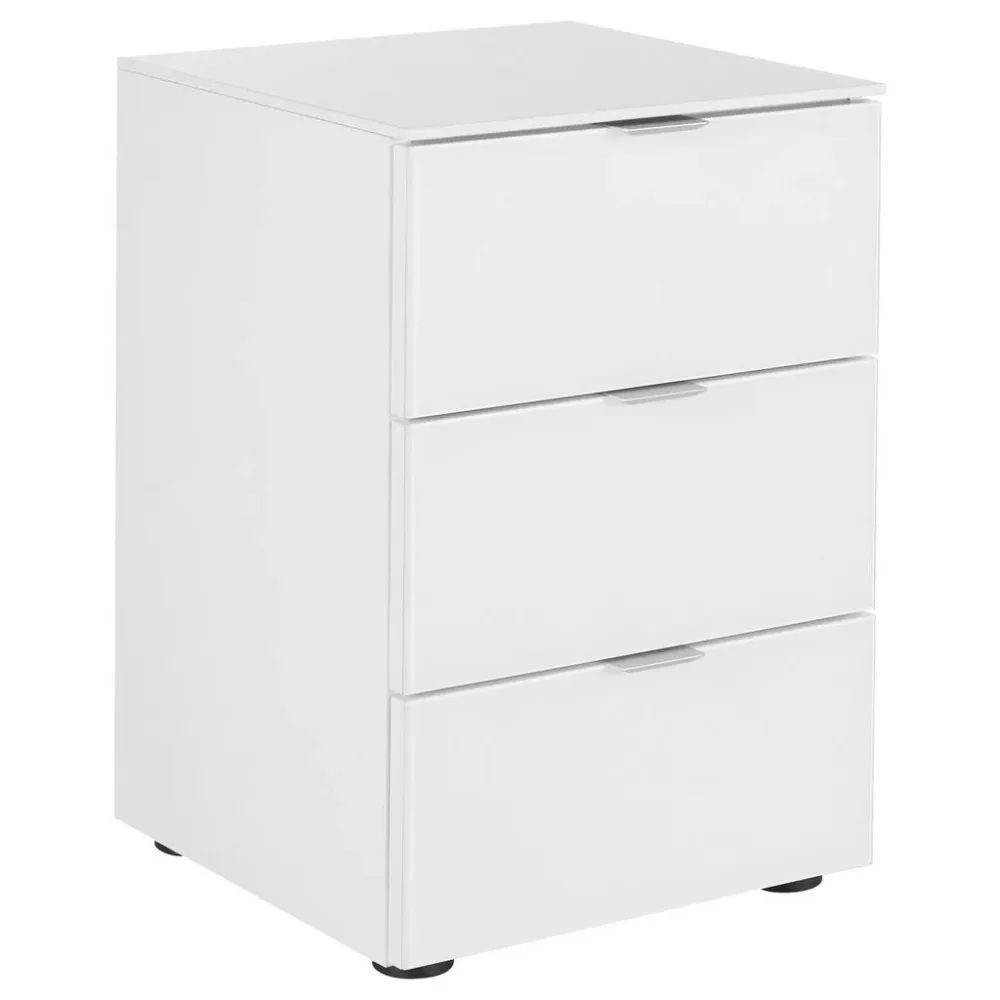 Nachtkästchen In Weiss 40/58/40 cm 