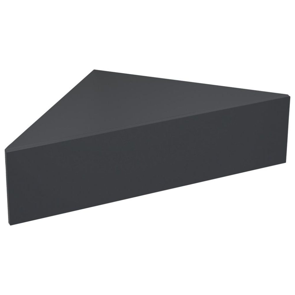 VCM - Holz Wandschublade Nachtschrank Wandboard Eckregal Schublade Konsole Nachttisch Usal S, 60 cm, Anthrazit
