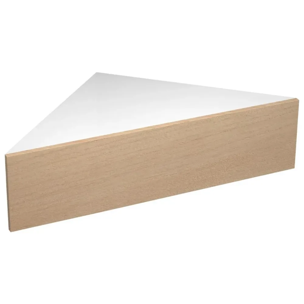 Nachttisch Usal S 60/15/42,4 cm Weiss, Honigeiche 
