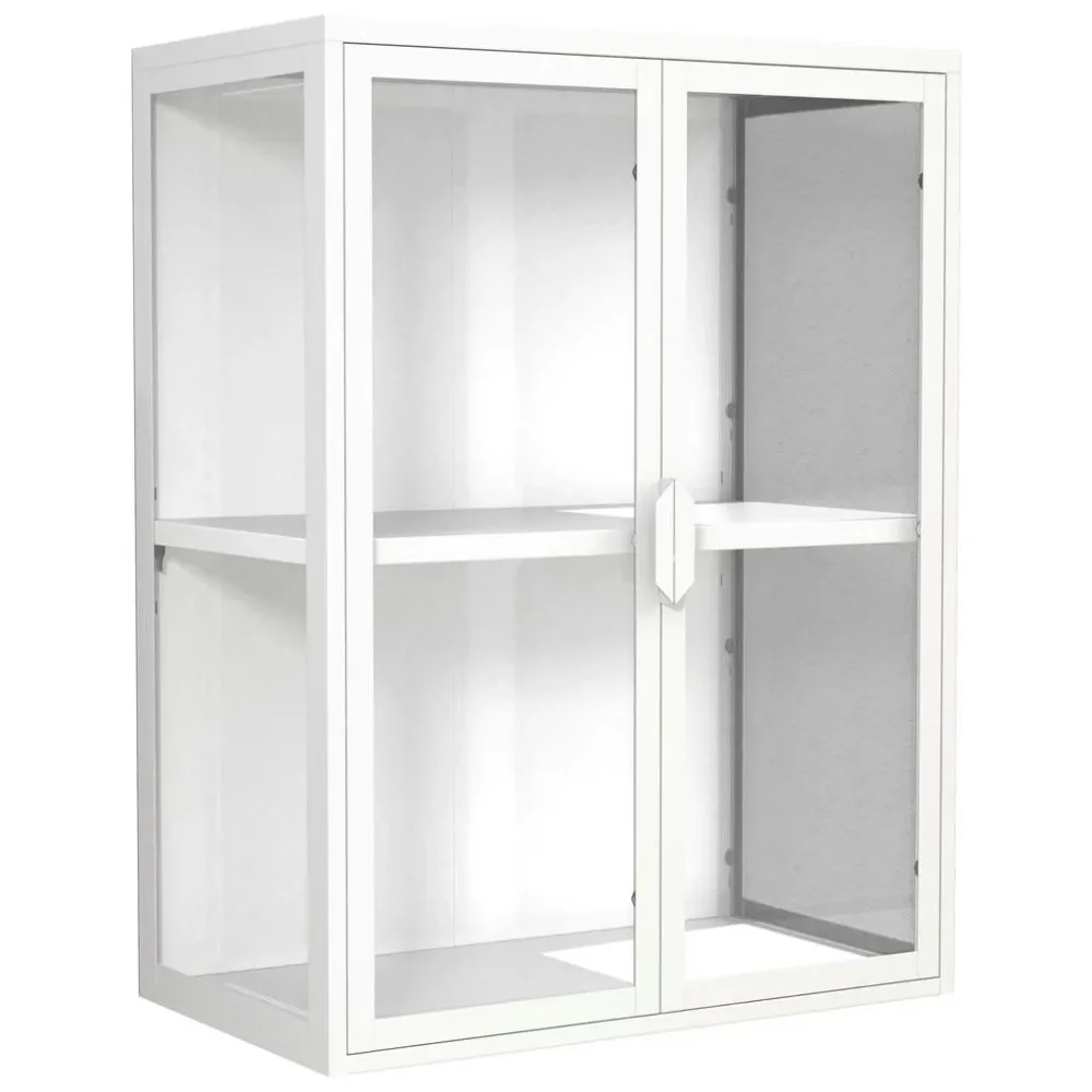 Hängevitrine Flokas M Weiss 