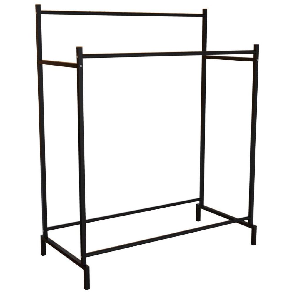 Kleiderständer Labol L Schwarz 103/136/52 cm 