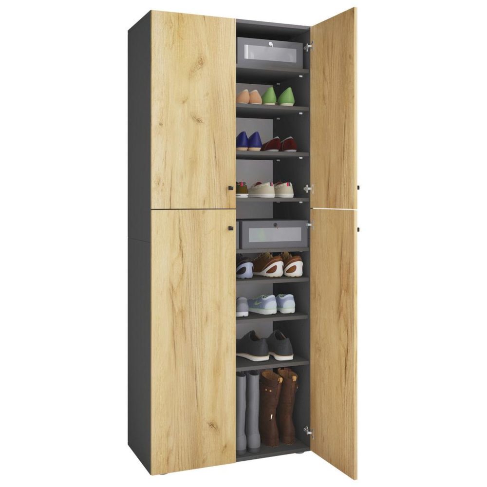 Schuhschrank Lona Xxl 9 Dt 70/182/39 cm 