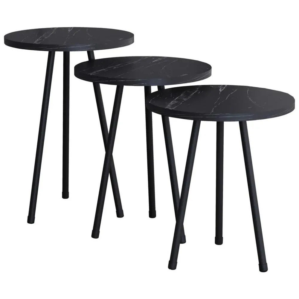 Beistelltischset Mirola Holzwerkstoff 