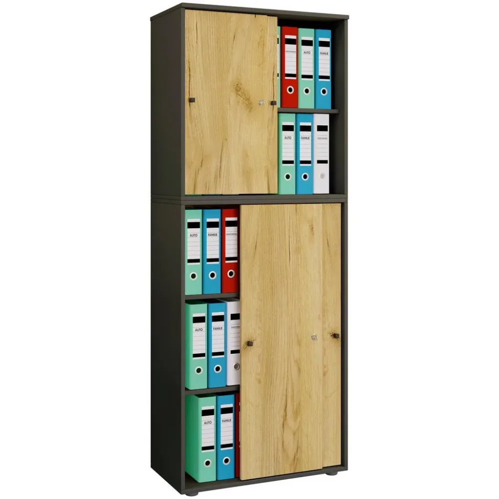 Aktenschrank Lona Xxl 70/183/37 cm 