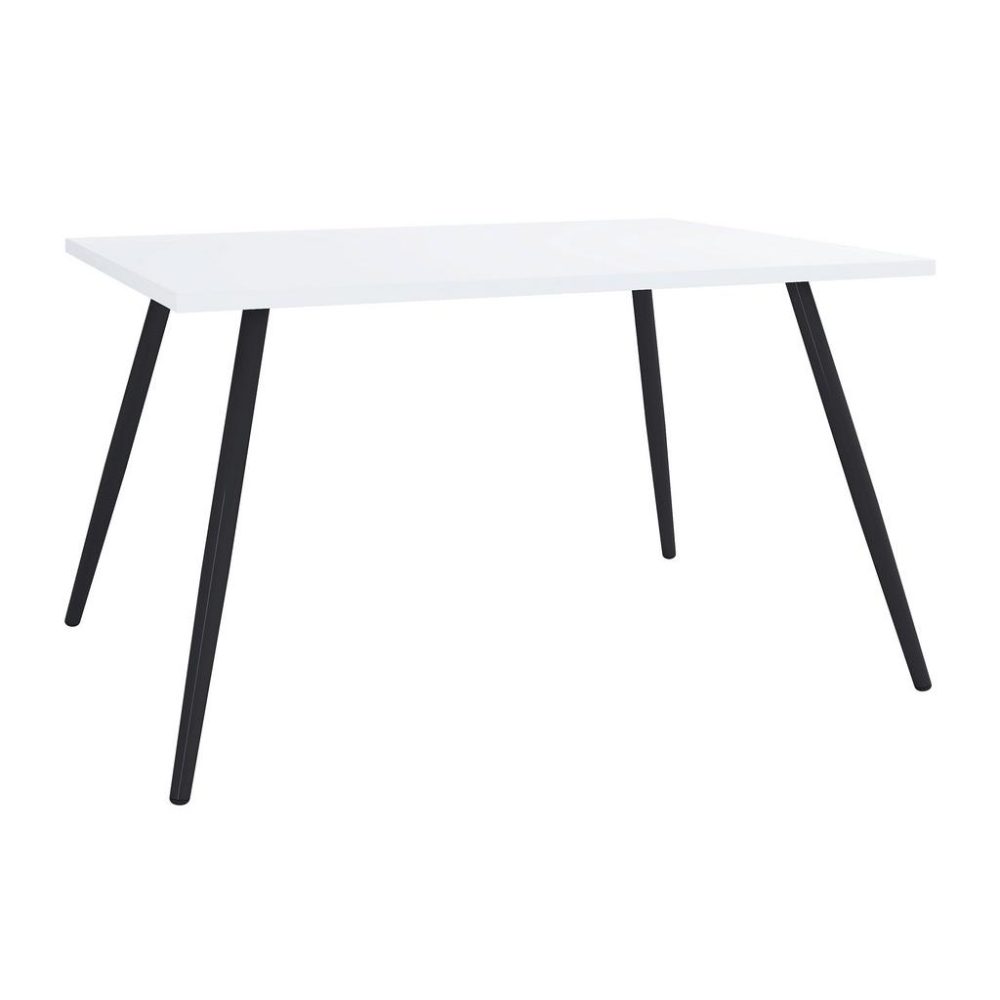 Schreibtisch Salia 138/80/70 cm Schwarz, Weiss 