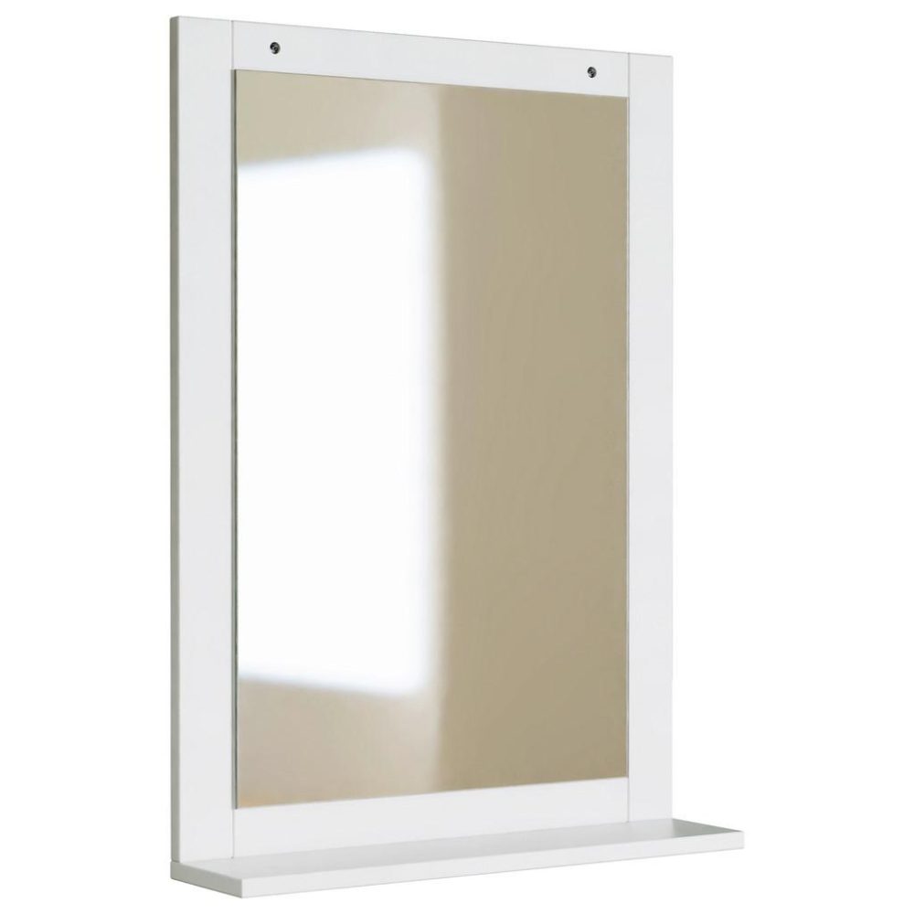 Badezimmerspiegel Flonali 50/70/12 cm , Weiss 