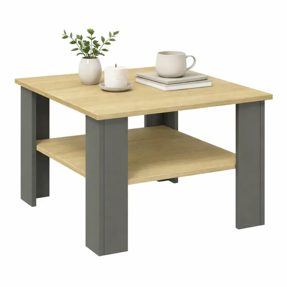 Couchtisch Disalo Holzwerkstoff 55/55/44 cm 