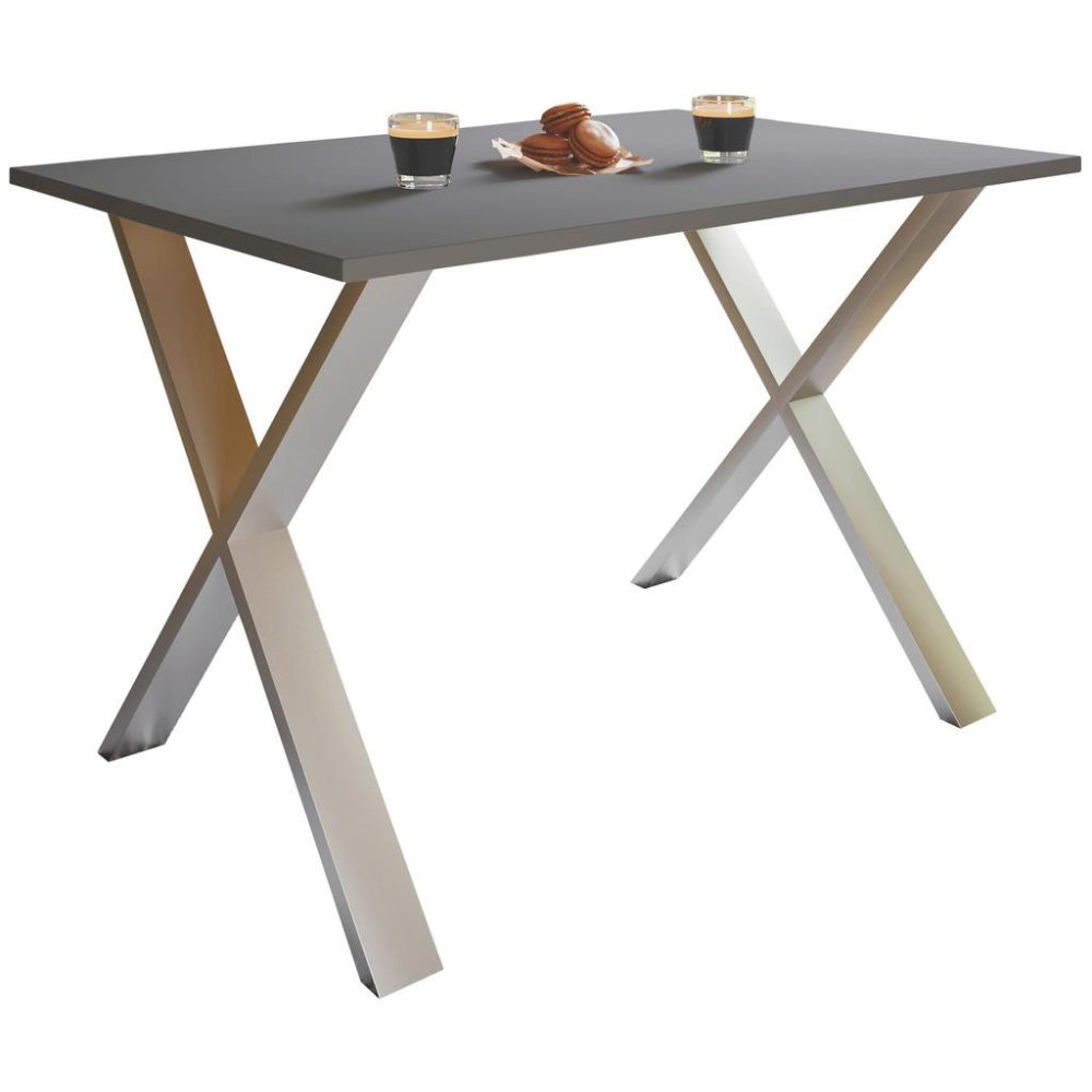 Esstisch Xona Metall, Holzwerkstoff 110/50/76 cm 