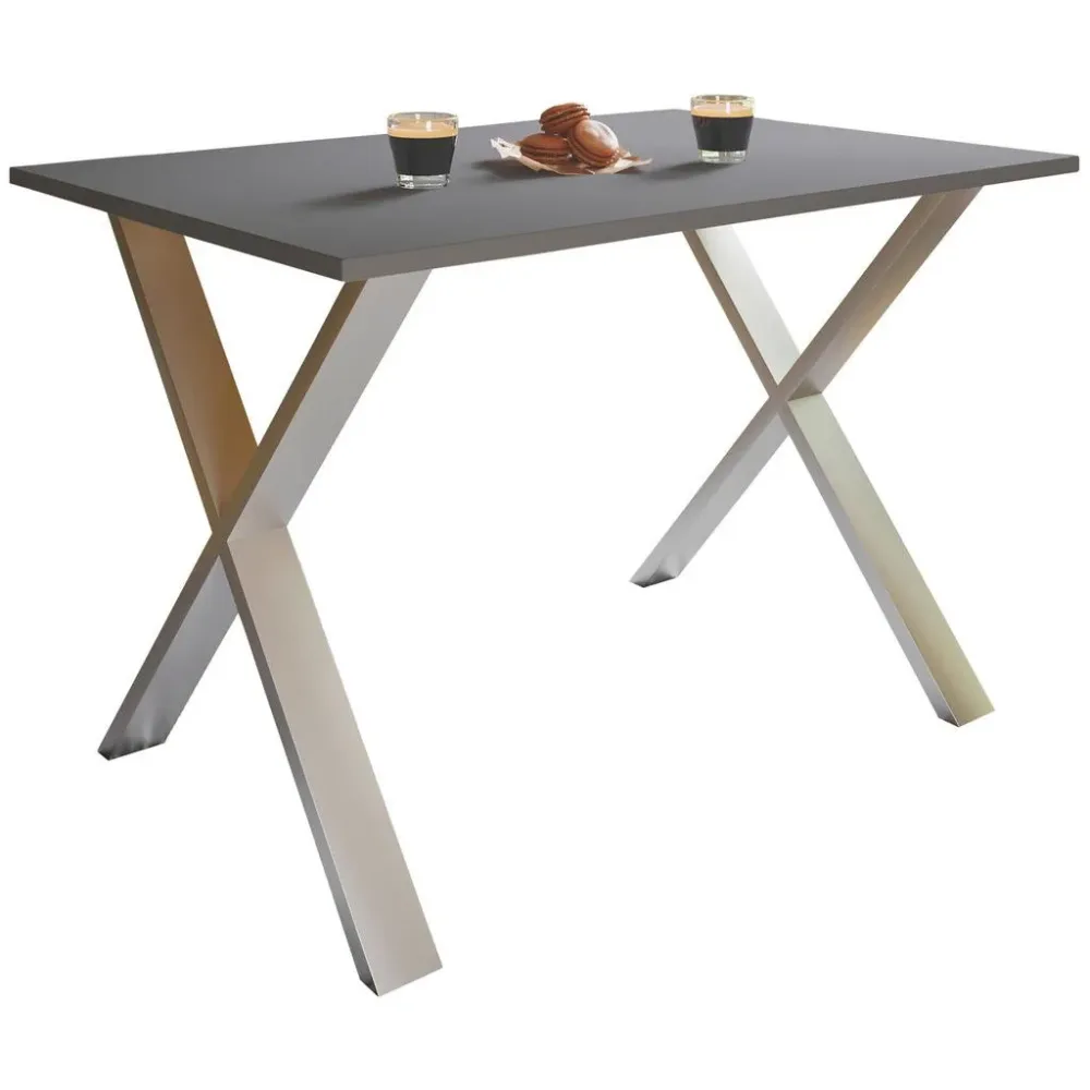 Esstisch Xona Metall, Holzwerkstoff 110/80/76 cm 