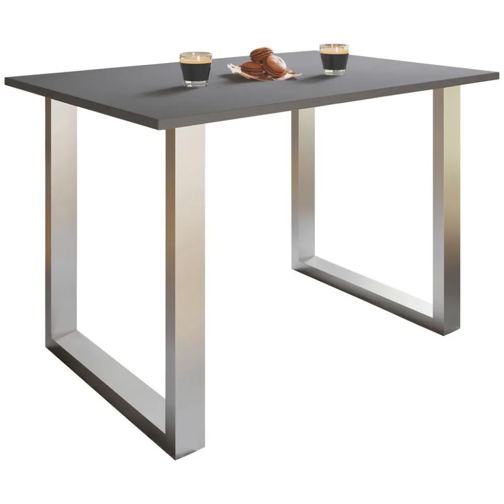 Esstisch Xona Metall, Holzwerkstoff 80/50/76 cm 