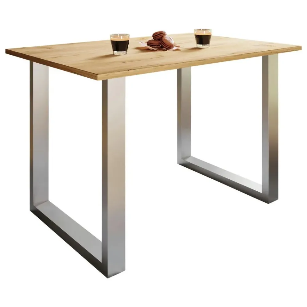 Esstisch Xona Metall, Holzwerkstoff 80/50/76 cm 