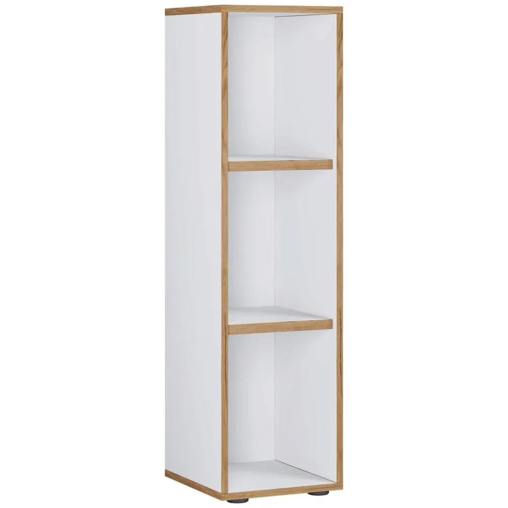 Aktenregal Salia B30 Honigeiche/weiss 30/110/33 cm 