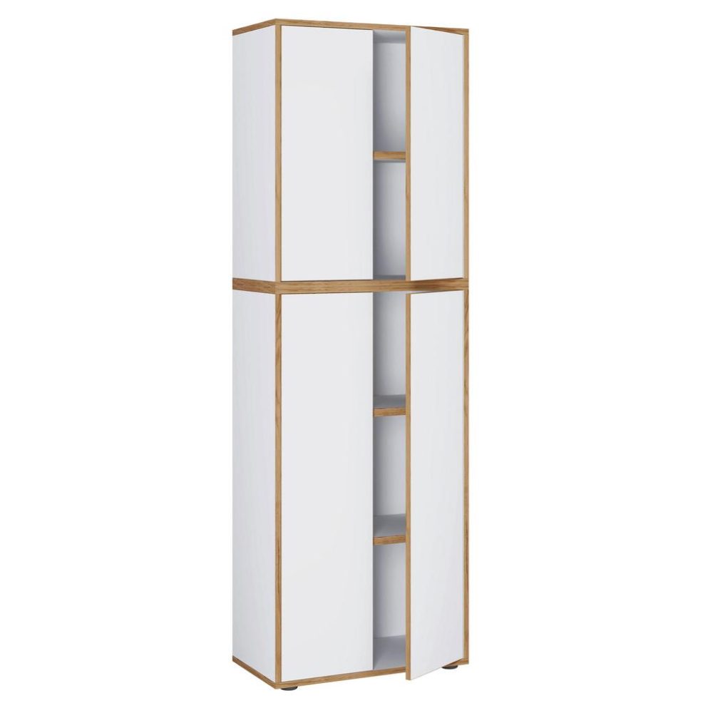 Aktenschrank Salia B60 Weiss/honigeiche  Weiss, Honigeiche 