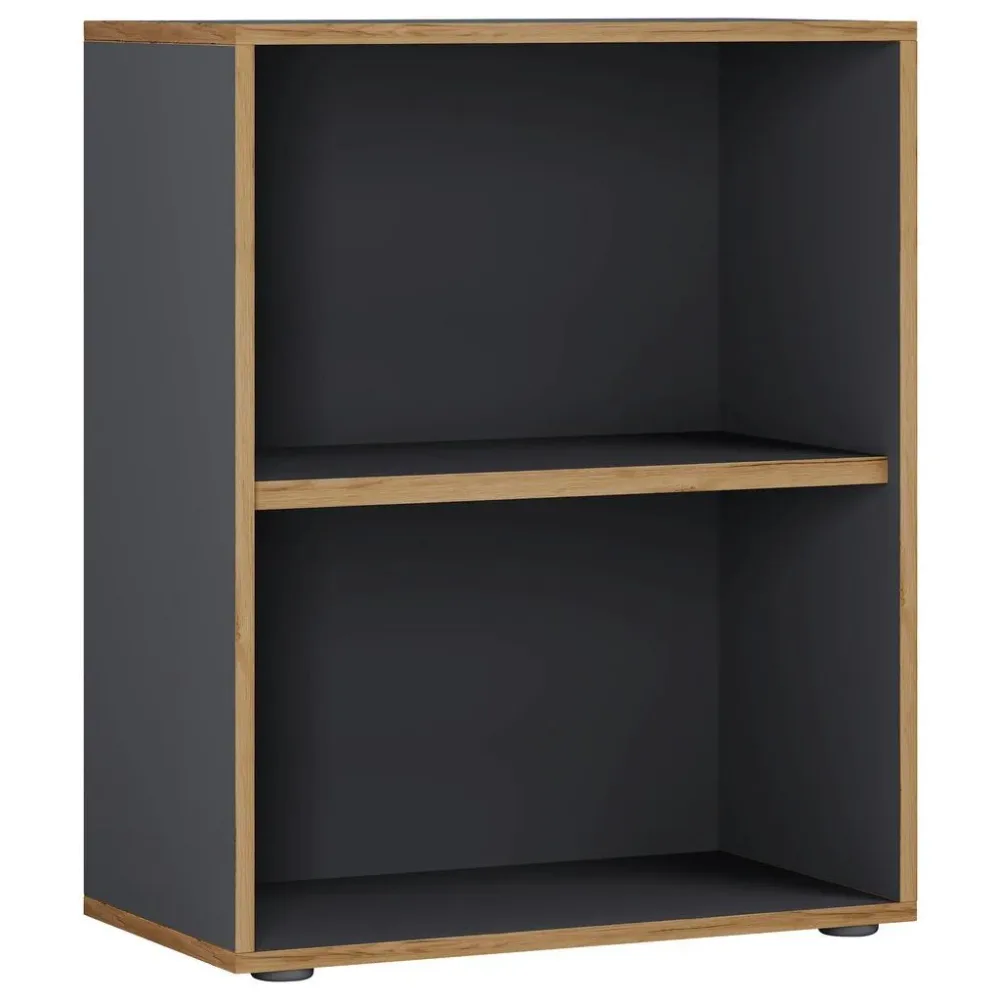 Aktenregal Salia B60 Anthrazit/honigeiche 60/74/33 cm 