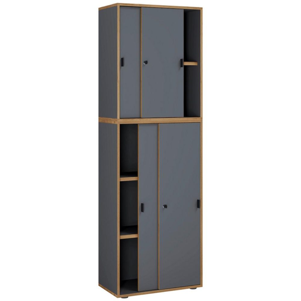 Aktenschrank Salia B60 Anthrazit/honigeiche  Anthrazit, Honigeiche 