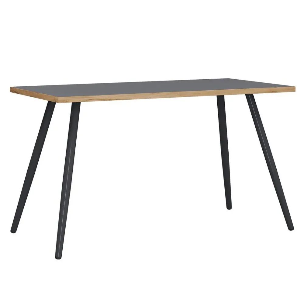 Schreibtisch Salia T80 Anthrazit/honigeiche 138/80/70 cm Anthrazit, Honigeiche 