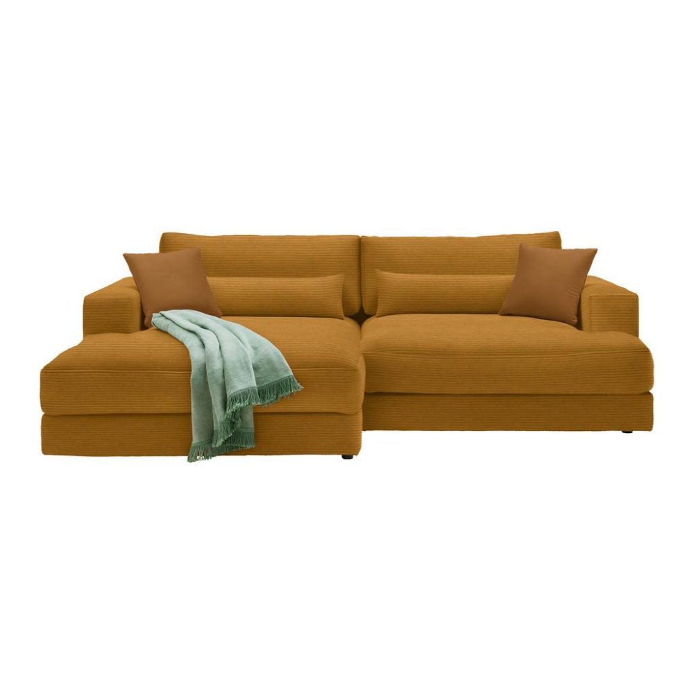 Ecksofa Fabiona Links Senfgelb Senfgelb 