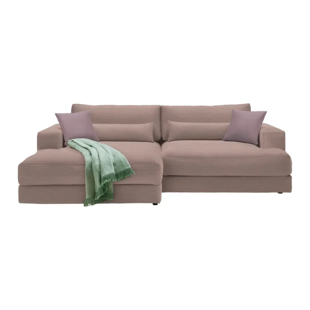 Ecksofa Fabiona Links Flieder Flieder 