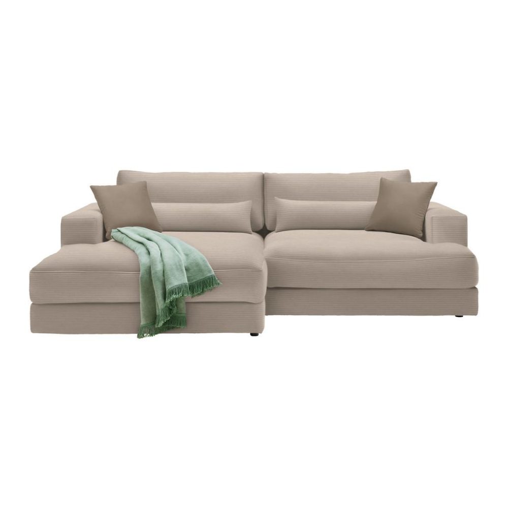 Ecksofa Fabiona Links Cappuccino Cappuccino 