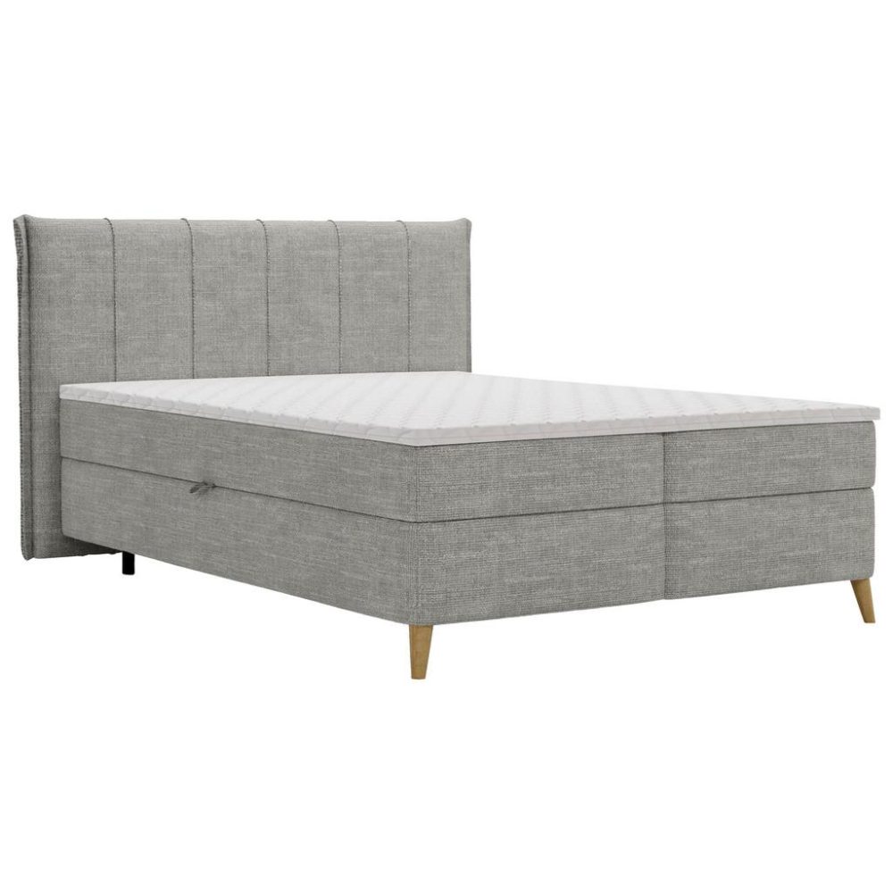 Boxbett Veloria Grau Ca. 140x200cm 140/200 cm Grau 