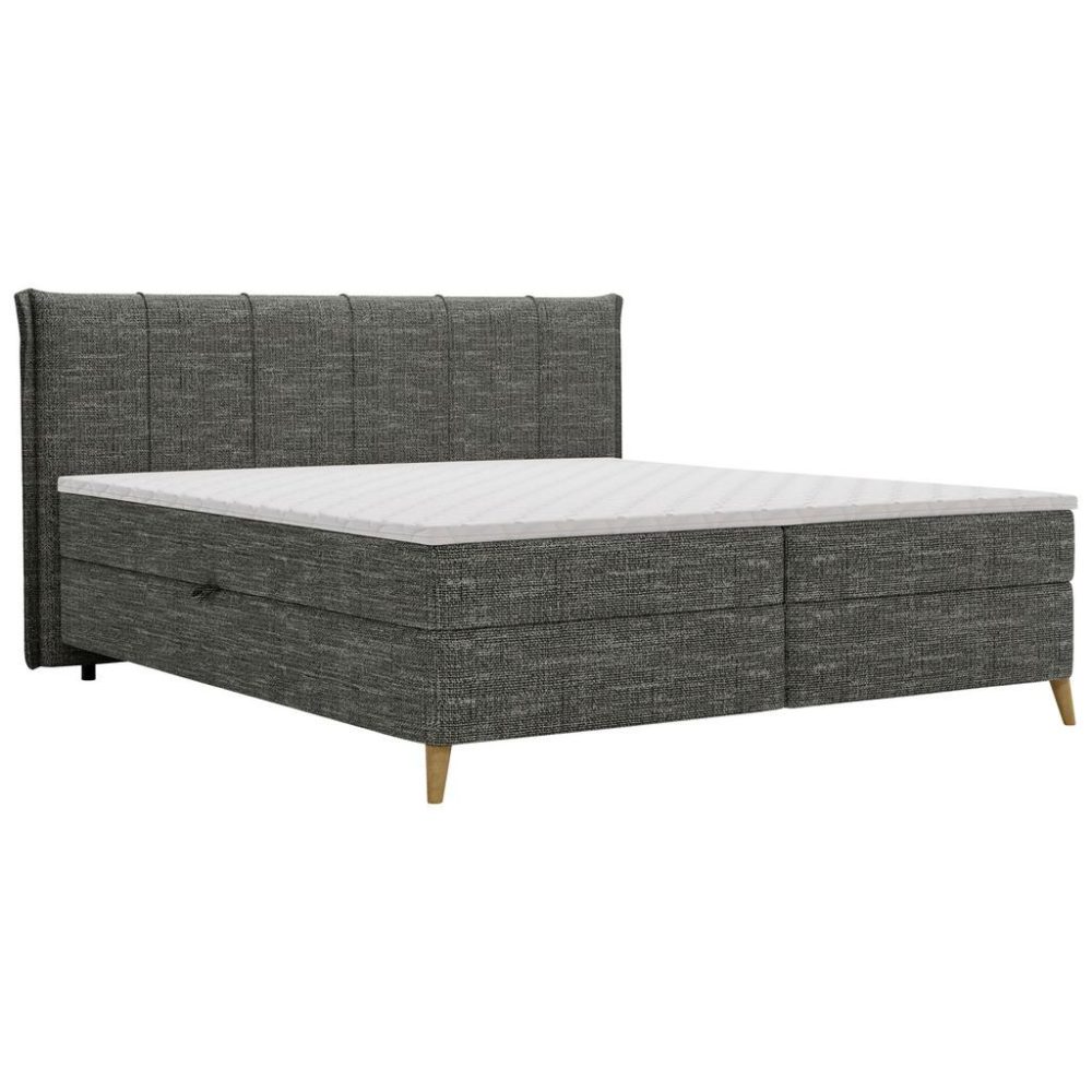 Boxbett Veloria Anthrazit Ca. 180x200cm 180/200 cm Anthrazit 