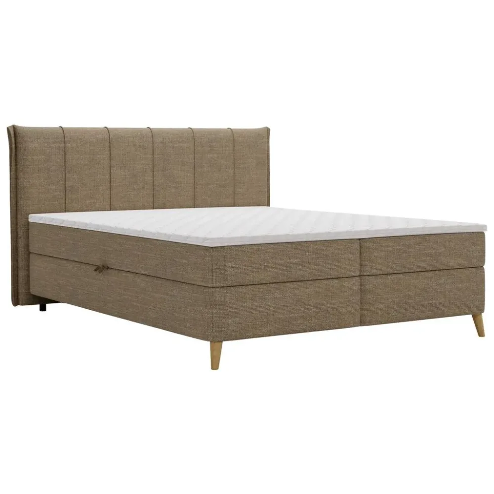 Boxbett Veloria Braun Ca. 160x200cm 160/200 cm Braun 