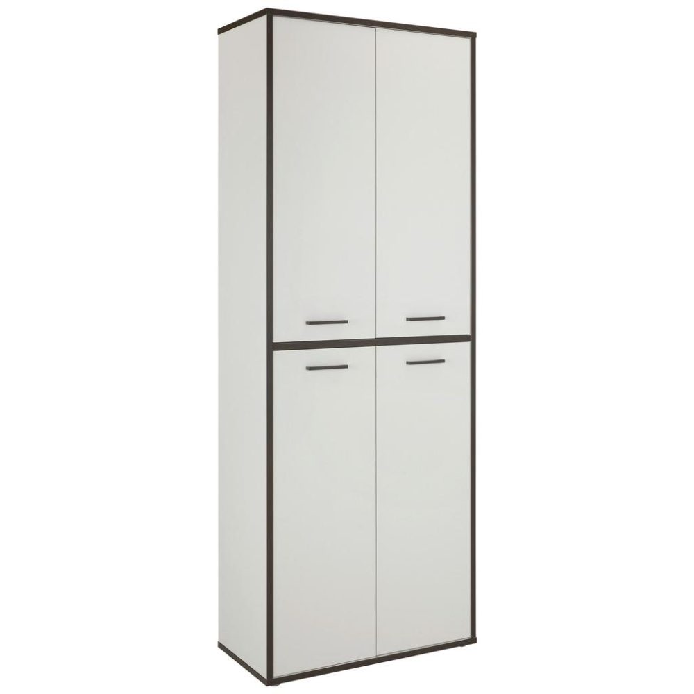 Mehrzweckschrank In Grau/weiss 84,5/226,4/41,5 cm 