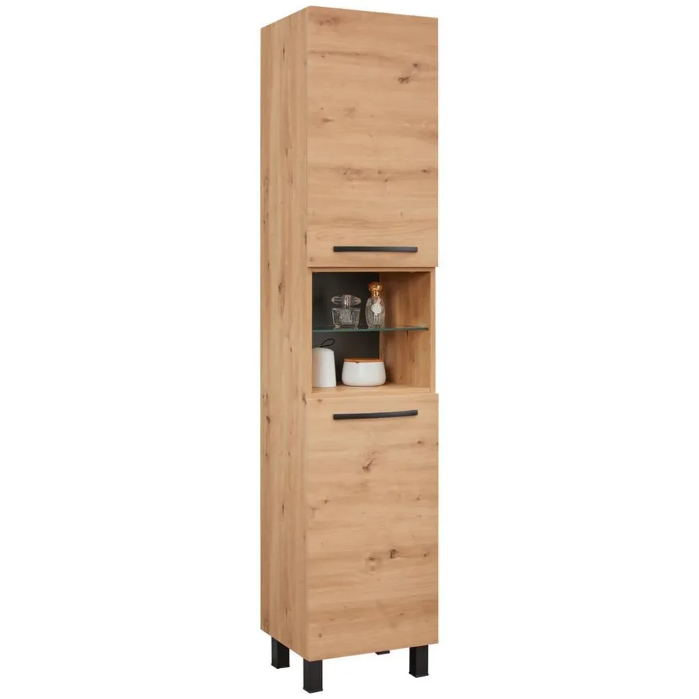 Hochschrank In Eiche Artisan 40/180/190/35 cm 