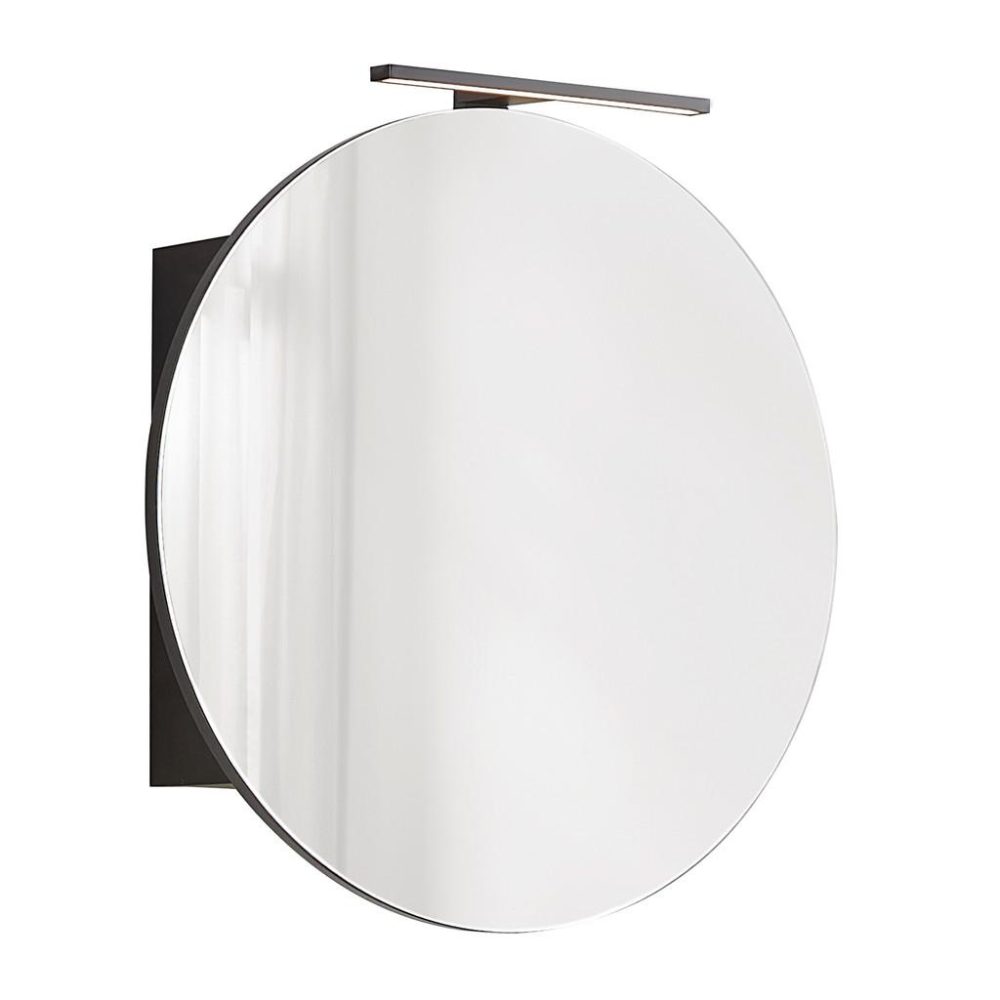 Spiegelschrank Venezia In Schwarz 65/65/25 cm 