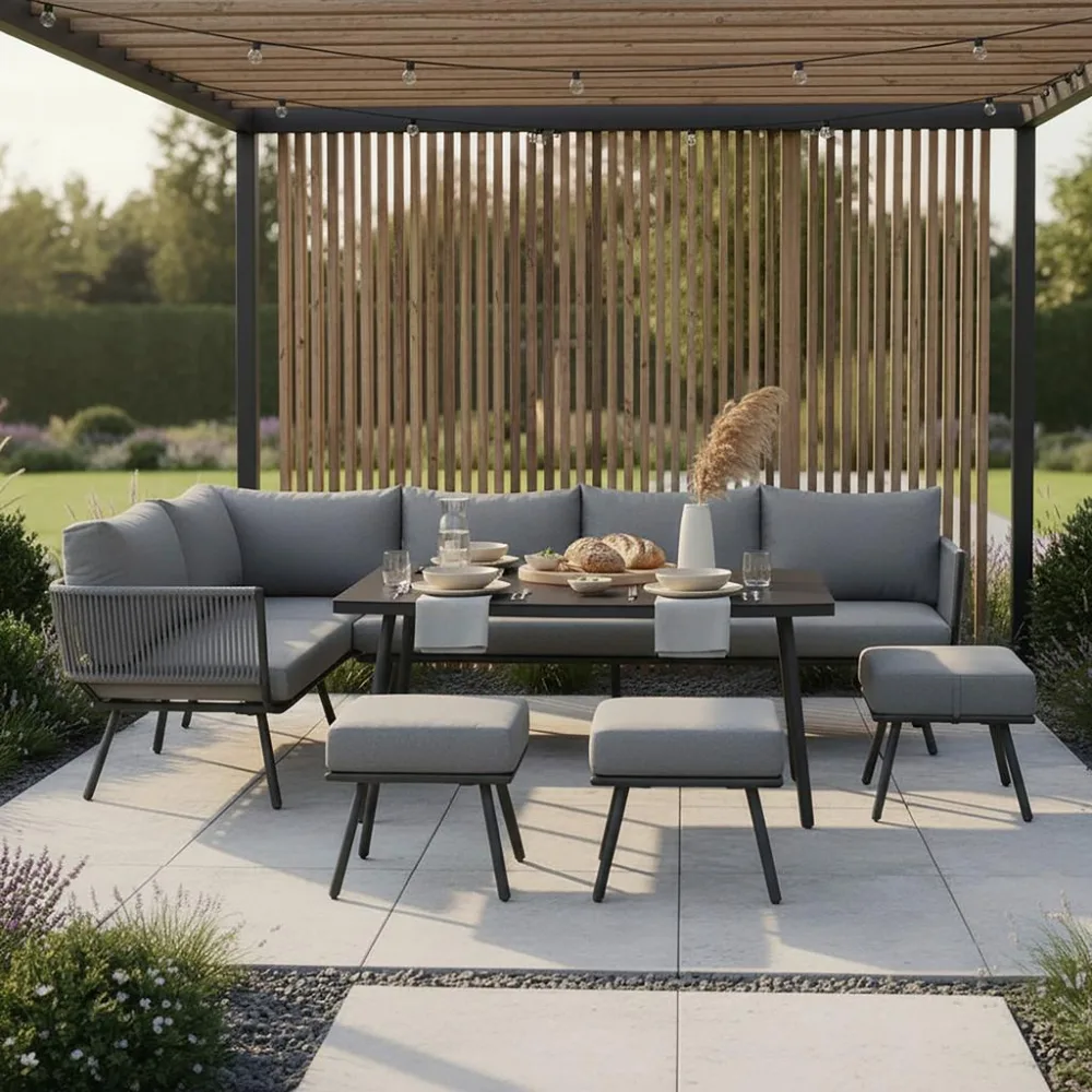 Gartenlounge In Grau 