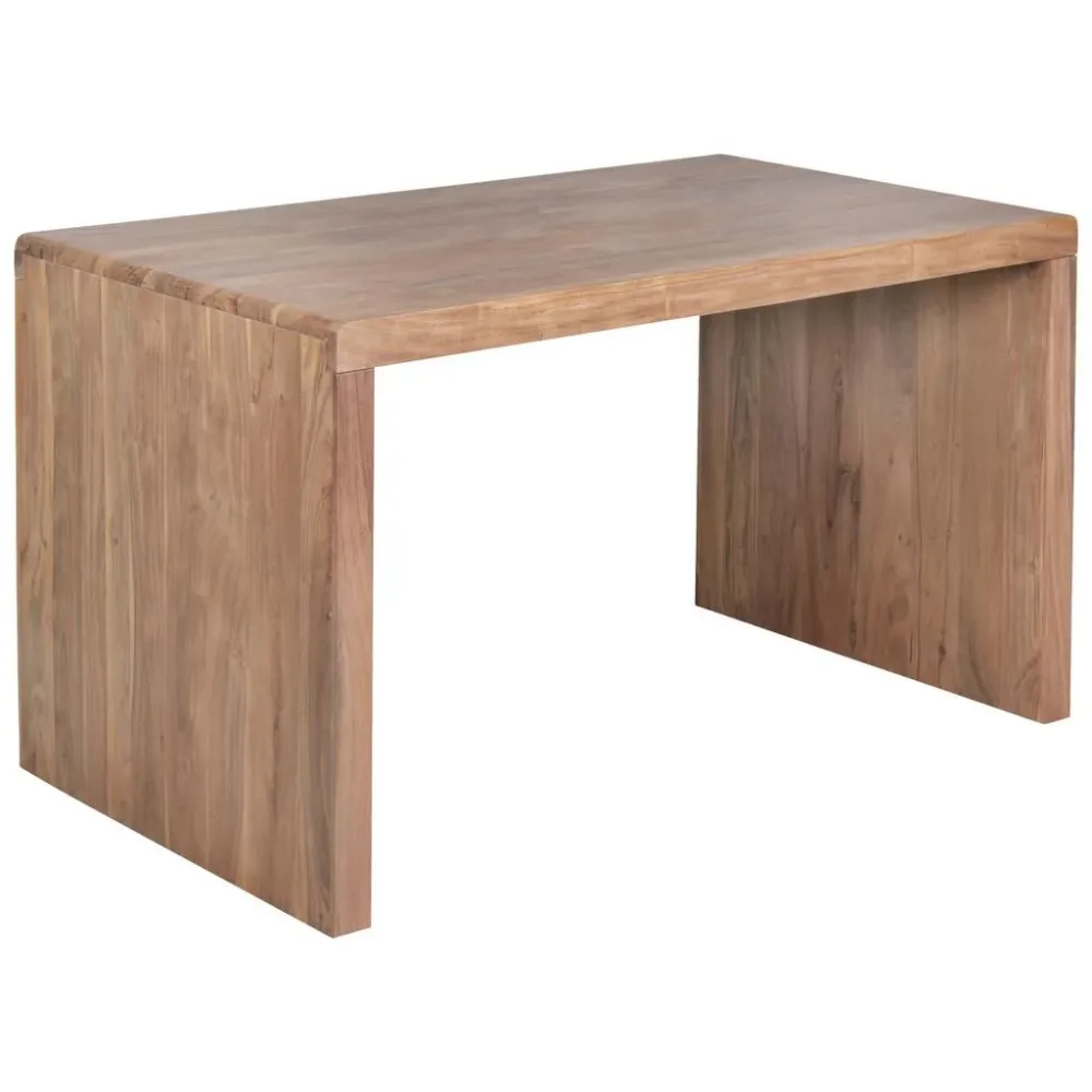 Schreibtisch Akazie 160/80/76 cm Akaziefarben 
