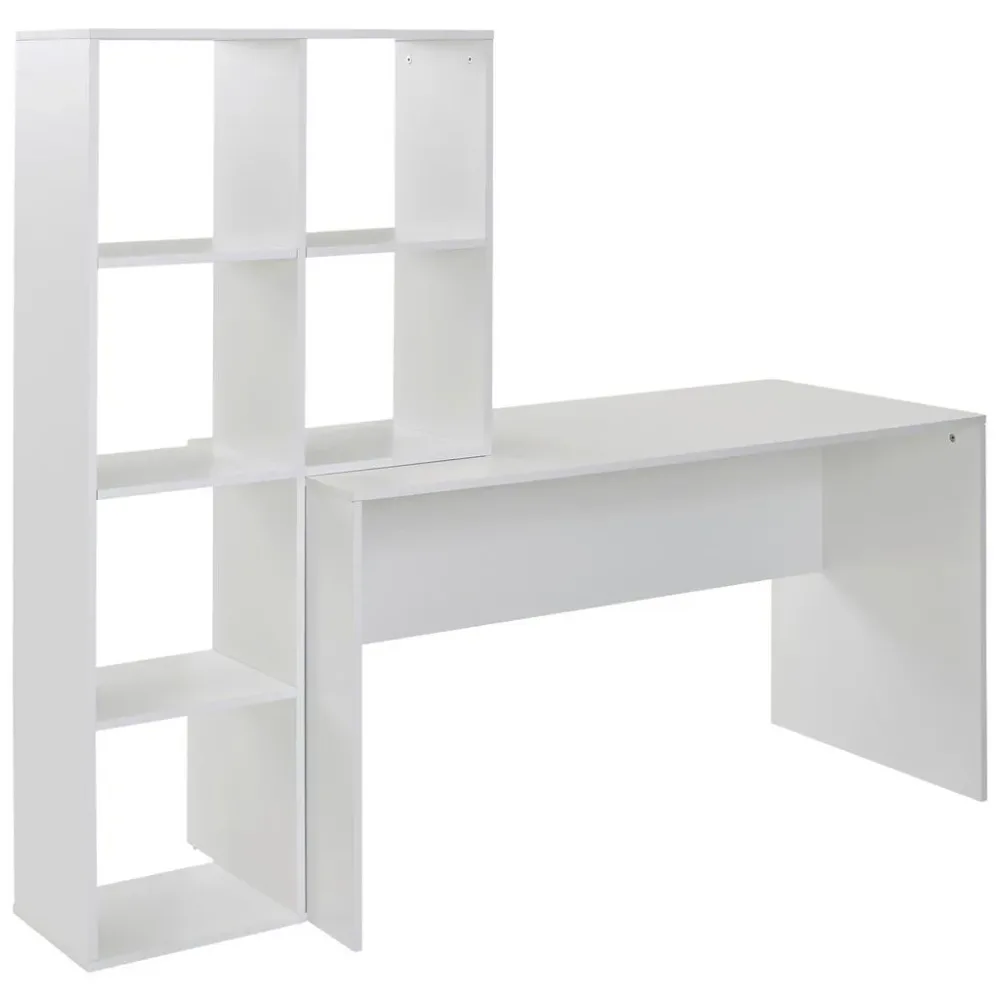 Jugendschreibtisch Wl6.391 170/59/143,5 cm Weiss 