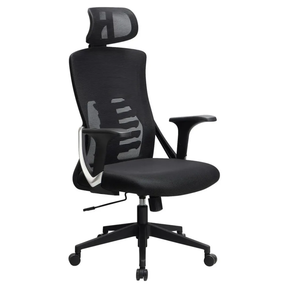 Drehstuhl Schwarz Schwarz Ca. 65x123x65cm Schwarz 