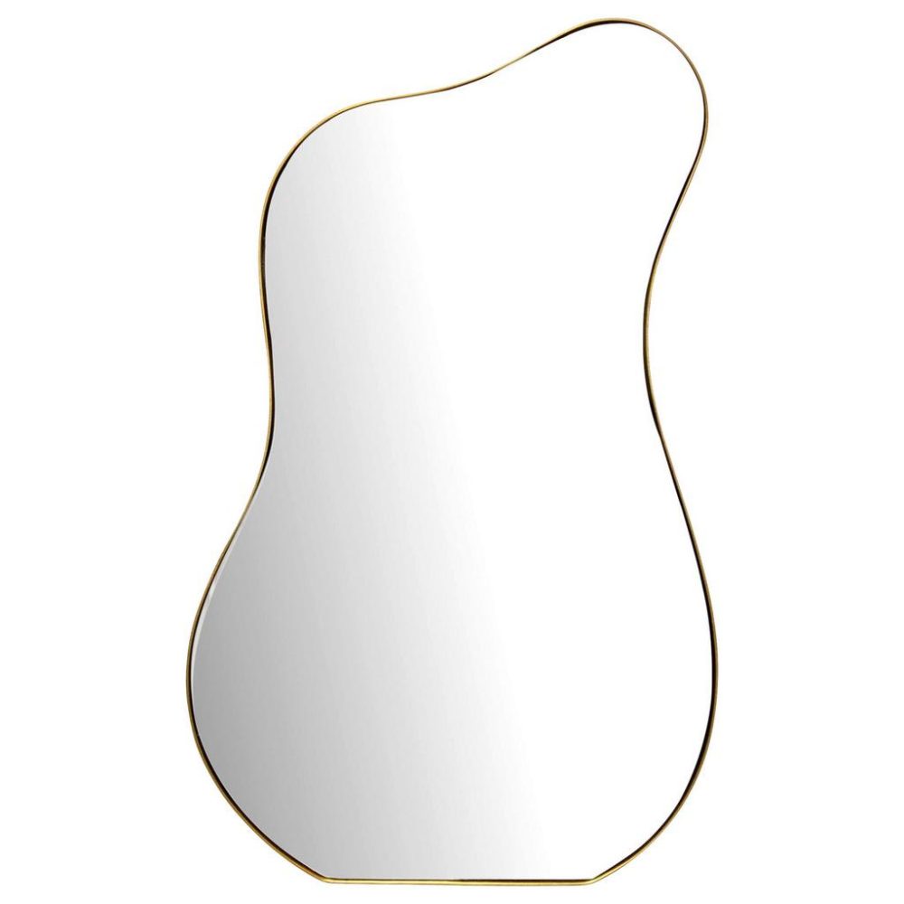 Wandspiegel Wl7.113 60/100/2,5 cm , Goldfarben 