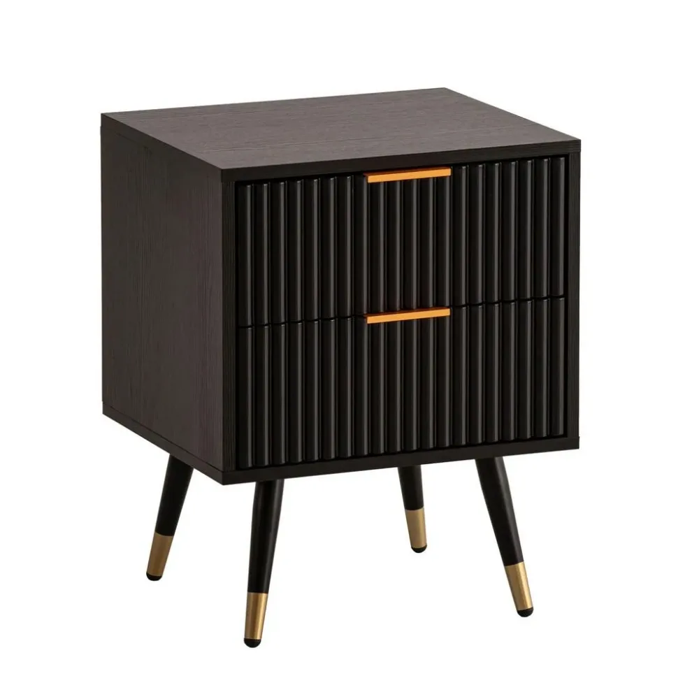 Nachttisch Wl6.881 43,5/56/39 cm Schwarz 