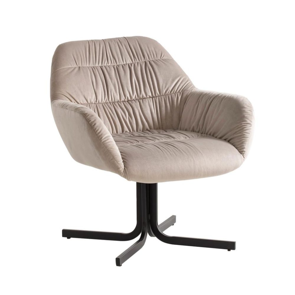 Sessel Wl6.952 Samt Beige 
