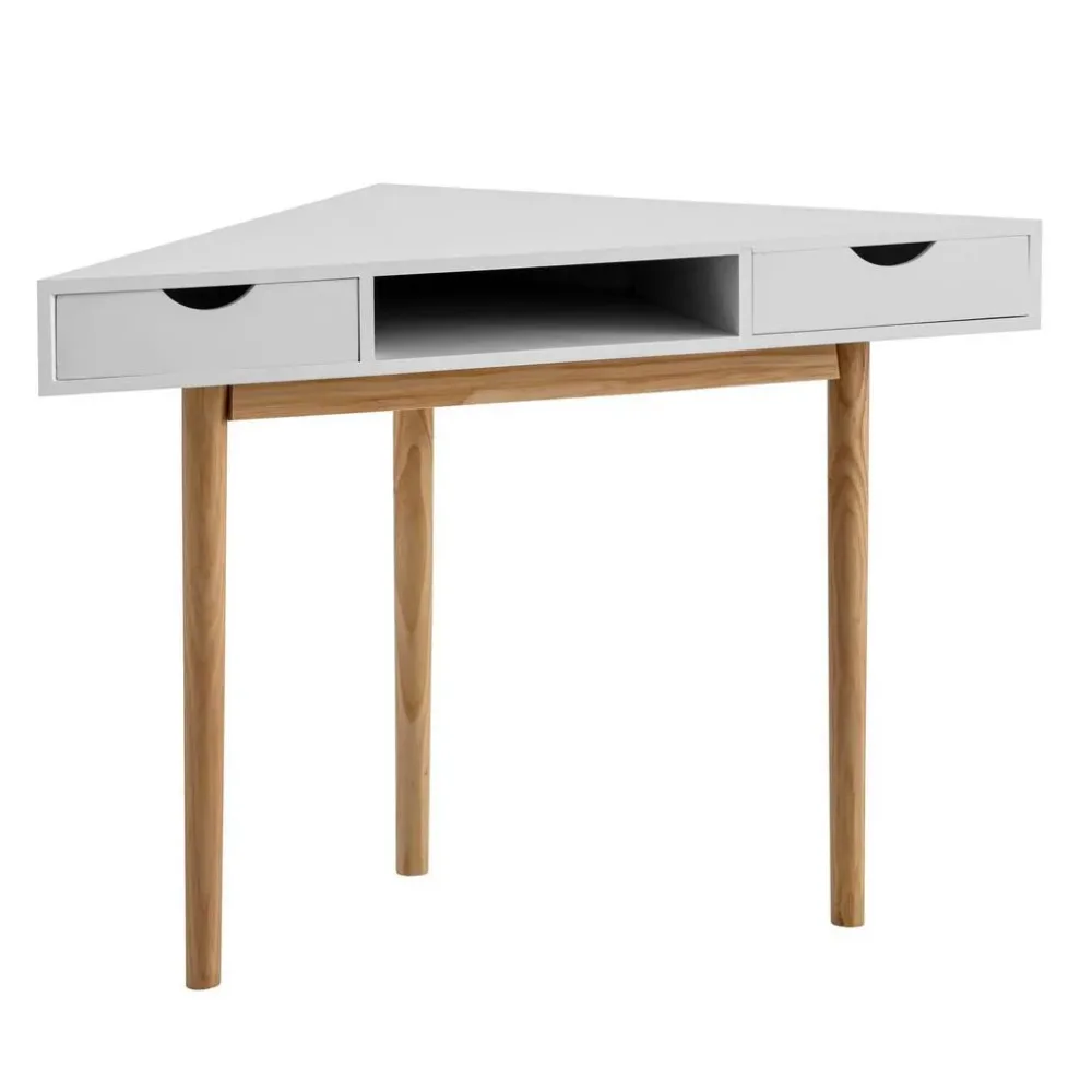 Eckschreibtisch Wl7.219 Weiss 