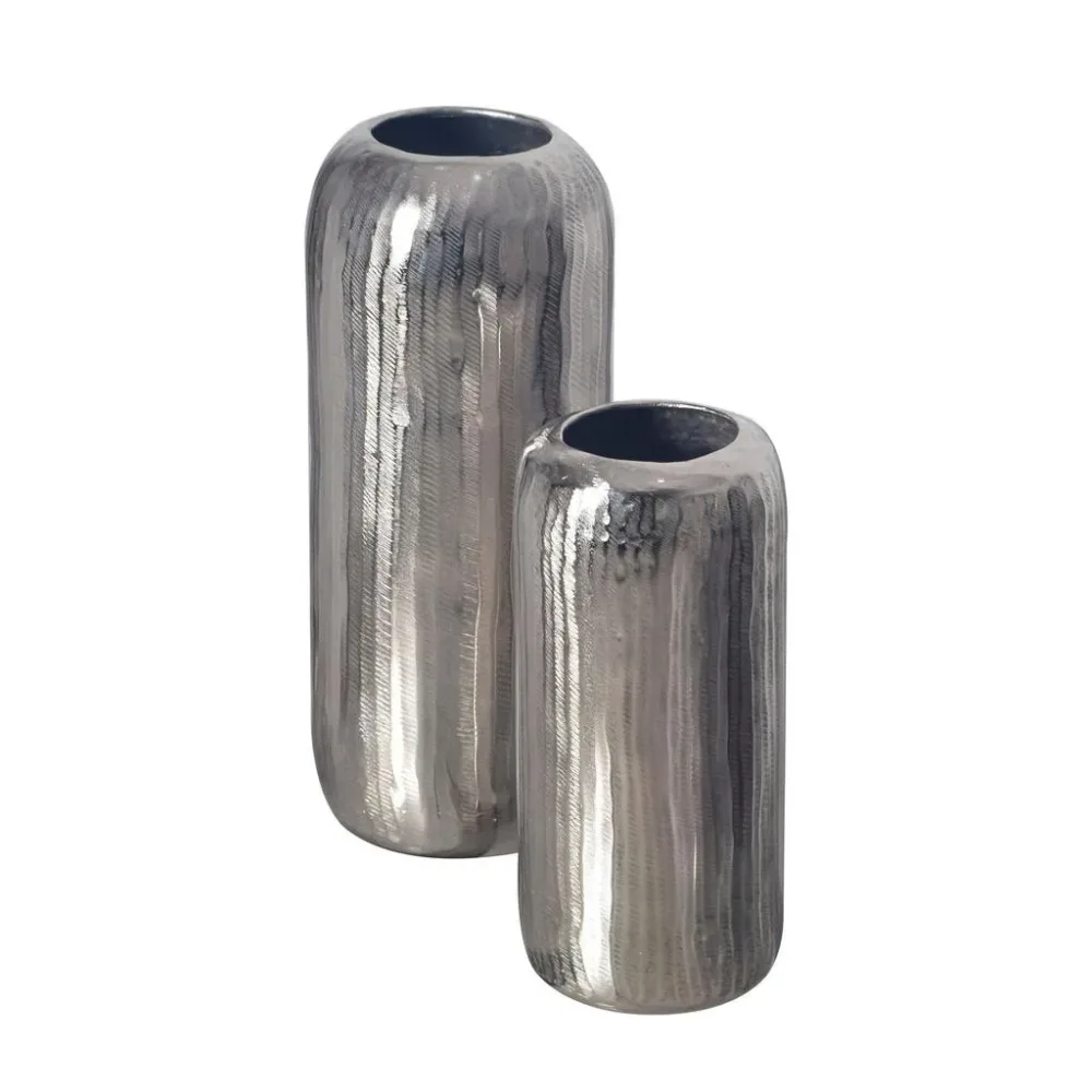 Dekovase Dekovase 2er Set Silber 