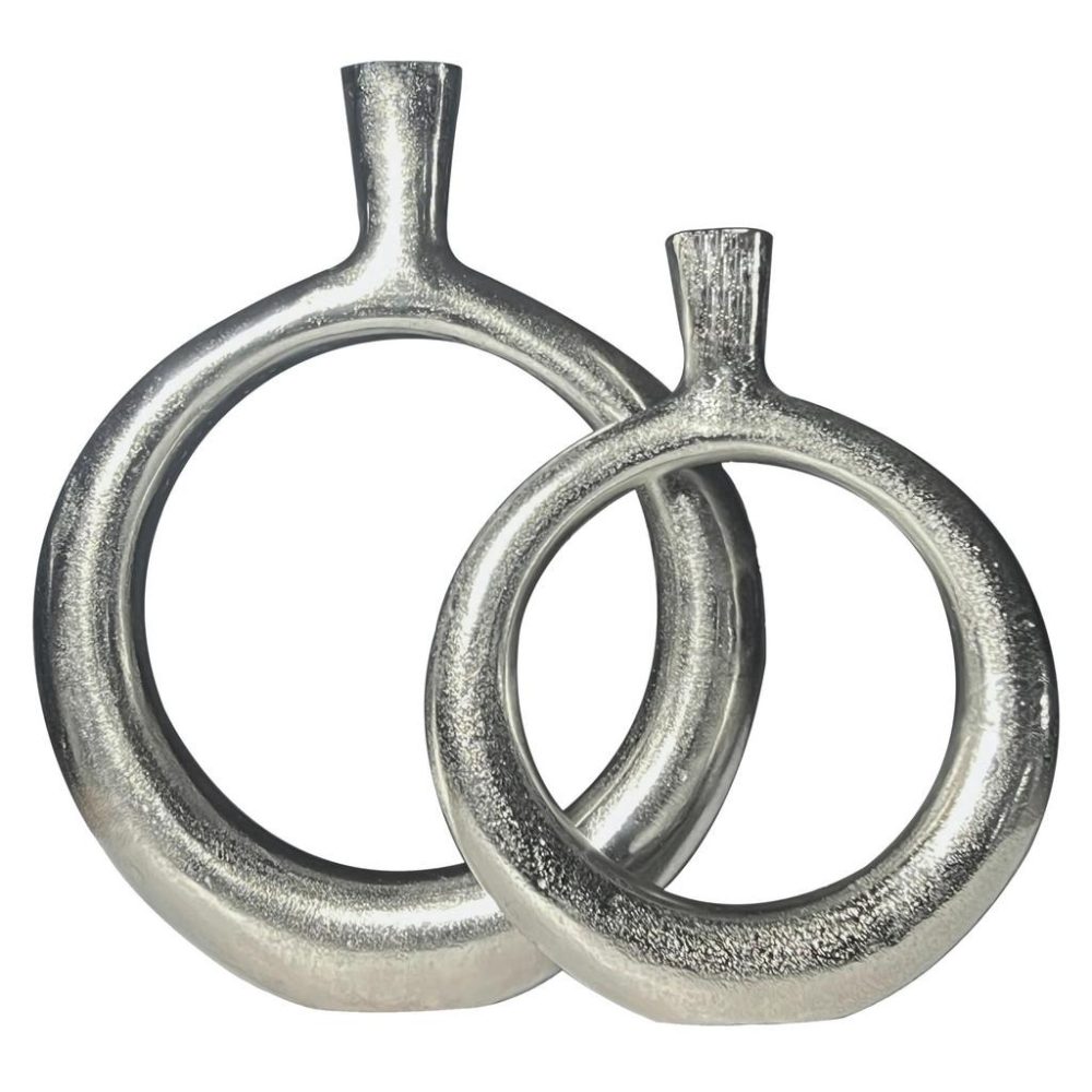 Dekovase Dekovase 2er Set Silber 