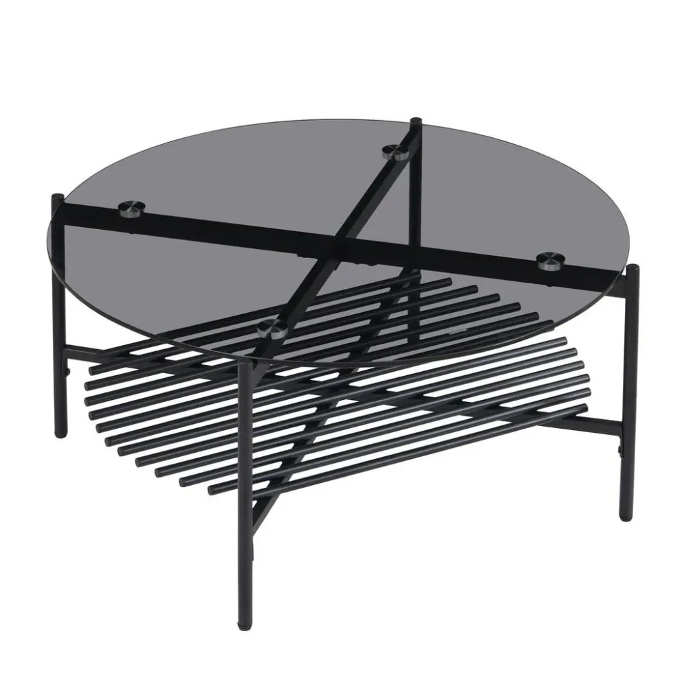 Couchtisch Wl7.320 Glas 80/80/40 cm 