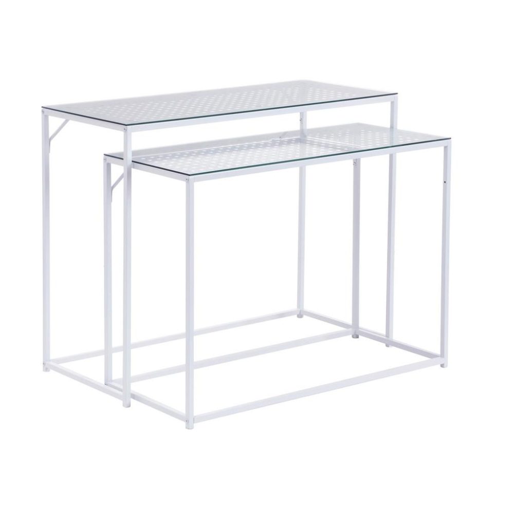 Beistelltischset Wl7.332 Glas 100/40/77 cm 