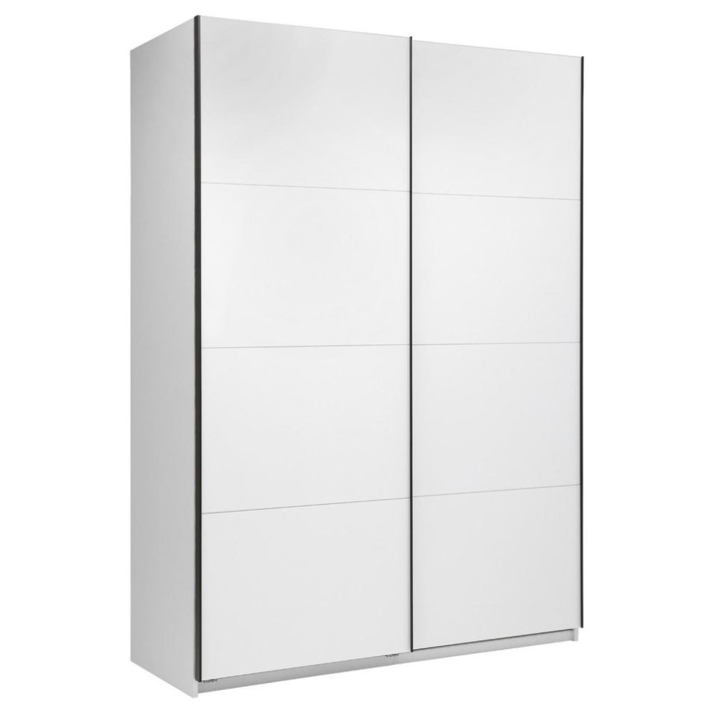Schwebetürenschrank Family Weiss Hochglanz 150/212/62 cm Weiss 