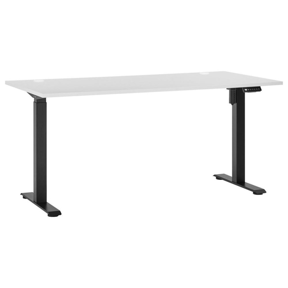 Schreibtisch Toni In Weiss 160/77/74-117 cm Weiss 