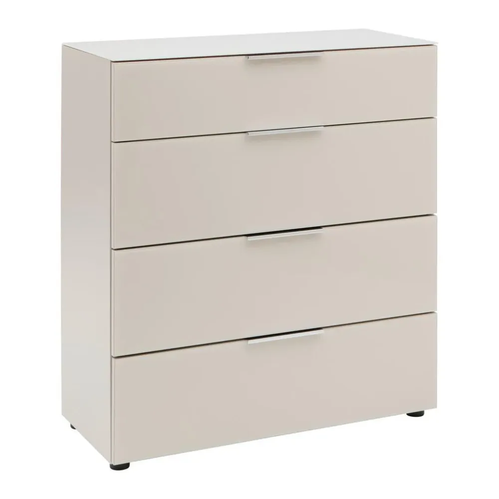 Kommode Siena Kaschmir , 90/99/40 cm , 4 Schublade(n) 